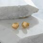 Shell Stud Earrings Gold, thumbnail 1 of 6
