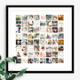 Personalised 64 Or 49 Image Wedding Collage, thumbnail 1 of 7