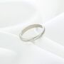 Personalised 9ct Gold Script Men's Wedding Ring, thumbnail 5 of 6