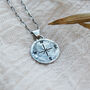 Men's Personalised Compass Disc Necklace, thumbnail 3 of 10
