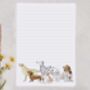 A5 Letter Writing Paper And Envelopes, Blue Dog Design, thumbnail 2 of 7