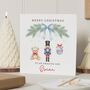 Personalised Son Christmas Card Nutcracker Bear 2025, thumbnail 1 of 7