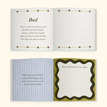 Dad You're The Best, A Fill In The Blanks Gift Book With Posting Envelope, 10 of 12