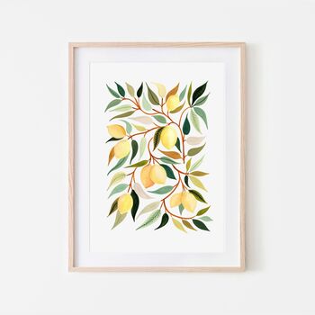 Lemon Bloom Art Print, 2 of 6