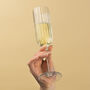 Reeded Champagne Glass, thumbnail 2 of 5