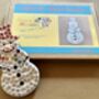 Child's Personalised Christmas Mosaic Snowman Craft Kit, thumbnail 1 of 3