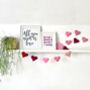 Customisable Valentines Day Heart Garland, thumbnail 8 of 10