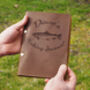 Personalised A5 Refillable Leather Fishing Journal, thumbnail 1 of 7