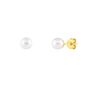 9ct Solid Gold Freshwater Pearl Stud Earrings, thumbnail 2 of 2