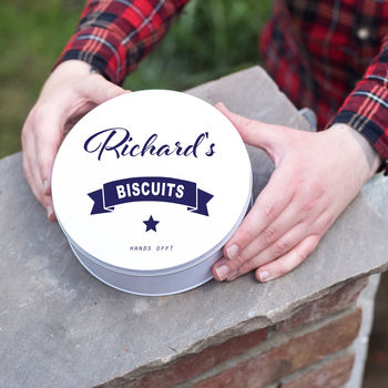 Personalised Round Biscuit Tin, 4 of 7