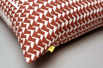Abstract Waves Pattern Cotton Cushion Cover, 8 of 12