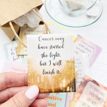 Cancer Treatment Encouragement Tea | Chemo Treatment Gift, 9 of 12
