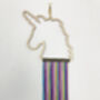 Unicorn With Luxury Rainbow Knitted Fringing, thumbnail 9 of 12
