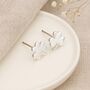 Sterling Silver Lucky Clover Stud Earrings – 7mm, thumbnail 1 of 6