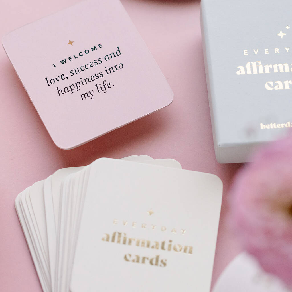 Everyday Affirmation Cards By Betterday Studio | notonthehighstreet.com