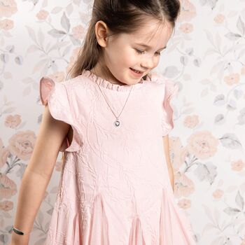 Personalised Kids Sterling Silver And Pearl Heart Bracelet, 3 of 4