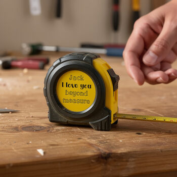 Personalised Tape Measure I Love You Beyond Measure, 7 of 10