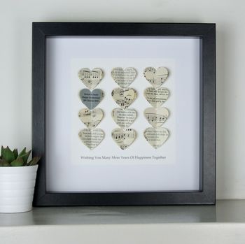 Personalised Silver Anniversary Framed Picture, 10 of 12