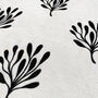 Black And White Cushion Cover With Floral Pattern, thumbnail 2 of 6