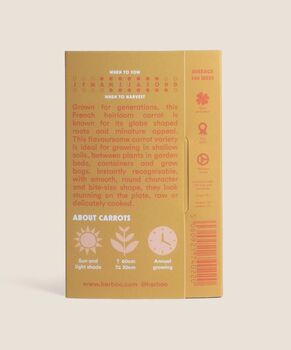 Carrot 'Paris Market' Seeds, 2 of 4
