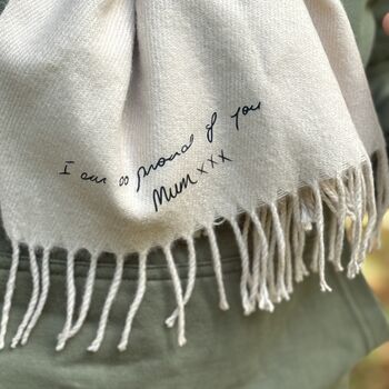 Luxury Scarf Personalised With Child's Artwork, 3 of 5