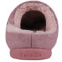 Women's Cosy Mule Slippers In Pink, thumbnail 7 of 12