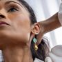 Gabriella Gold Chalcedony Drop Earrings, thumbnail 1 of 2