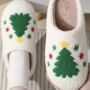 Christmas Tree Slippers, thumbnail 1 of 5