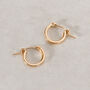 Gold Filled Huggie Hoop Earrings, thumbnail 2 of 8