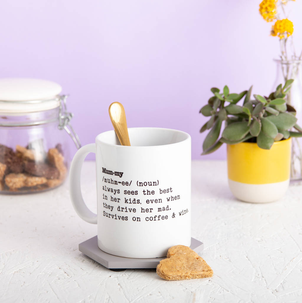 Personalised Mummy Definition Mug Gift By Funky Laser