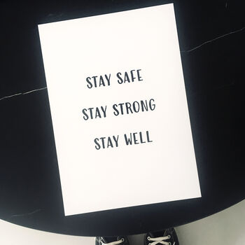 Stay Safe Print, 3 of 5