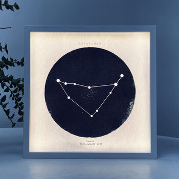 Personalised Star Sign Constellation Light Capricorn, 2 of 8