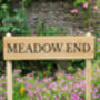 Extra Large Outdoor Wooden Sign With Posts, thumbnail 2 of 7