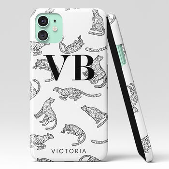 Personalised Leopard Pattern Phone Case, 2 of 6