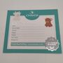 Birth Certificate Baby Highland Cow, Boxed, Gift, thumbnail 4 of 4