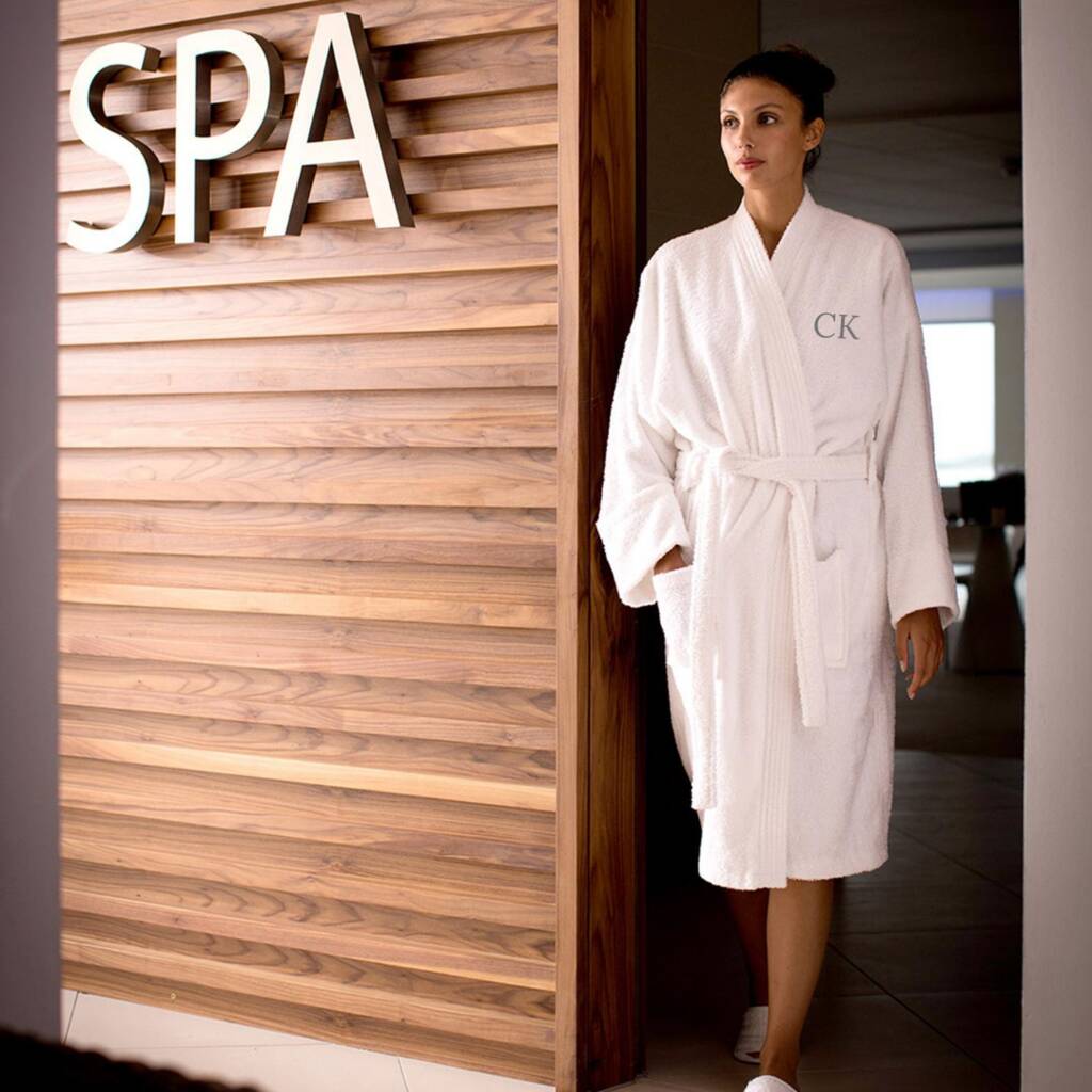 personalised towelling robe
