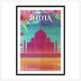 Taj Mahal, Agra, India Art Print, thumbnail 2 of 4