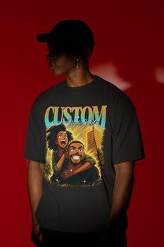 Personalised Anime Picture Bootleg T Shirt, 2 of 10