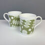 Welsh Blanket Print China Mug, thumbnail 9 of 12