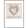 Personalised 4th Linen Wedding Anniversary Card, thumbnail 9 of 12