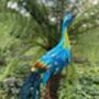 Elegant Free Standing Peacock Ornament, thumbnail 10 of 10