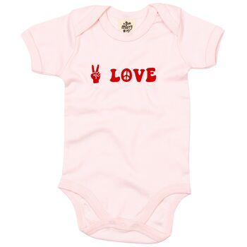Luxury Pink Peace And Love Mum And Baby Gift Set, 3 of 8