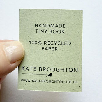 Tiny Book Of Coastal Birds Handmade Mini Nature Book, 4 of 8