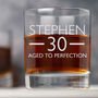 Personalised Birthday Aged Glass Tumbler, thumbnail 3 of 8