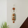 Eucalyptus And Orange Modern Wall Hanging, thumbnail 2 of 5