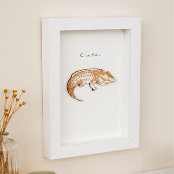 Personalised Crococile Wall Art New Baby Gift, 3 of 5
