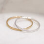 Handmade Hammered Silver Or Gold Kelsey Stacking Ring, thumbnail 1 of 9