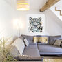 Inky Snow Leopard Canvas Gallery Print, thumbnail 1 of 9