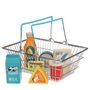 Wooden Grocery Shopping Basket Play Set, thumbnail 3 of 5