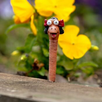 Garden Ornament Decor Worm Statue Novelty Durable Resin, 11 of 11